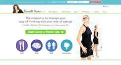 Desktop Screenshot of daniellehamonutrition.com