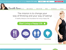 Tablet Screenshot of daniellehamonutrition.com